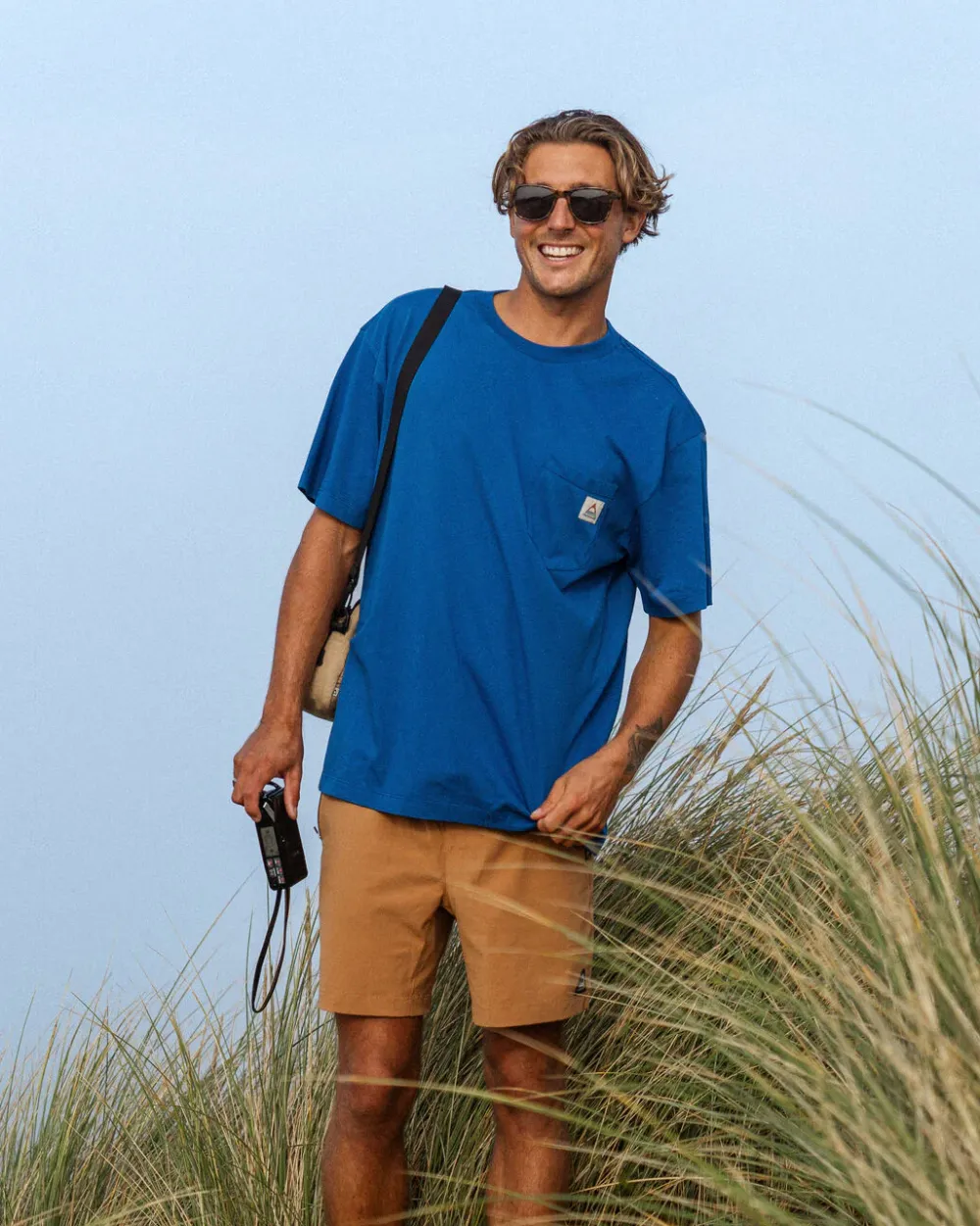 Floris van Bommel T-Shirts & Tank Tops|Men's Outlet>Heritage Recycled Relaxed Fit T-Shirt True Blue