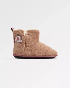Floris van Bommel Winter Accessories|Slippers>Hideaway Hut Slipper Biscuit