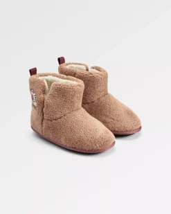 Floris van Bommel Winter Accessories|Slippers>Hideaway Hut Slipper Biscuit
