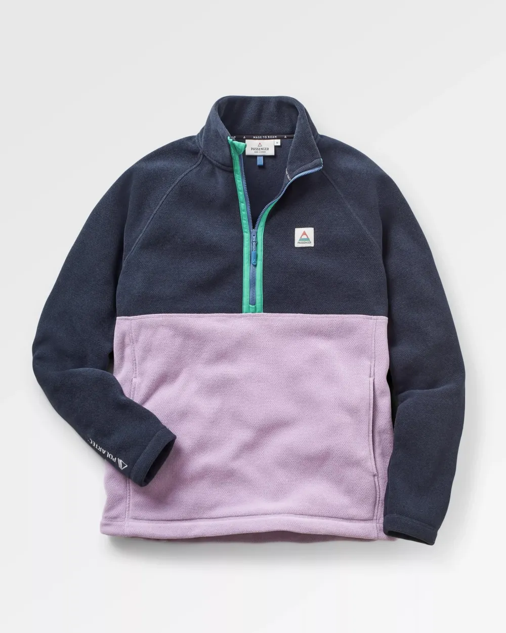 Floris van Bommel Fleece|Fleece>Highland Recycled Polartec® Fleece Lilac/ Deep Navy