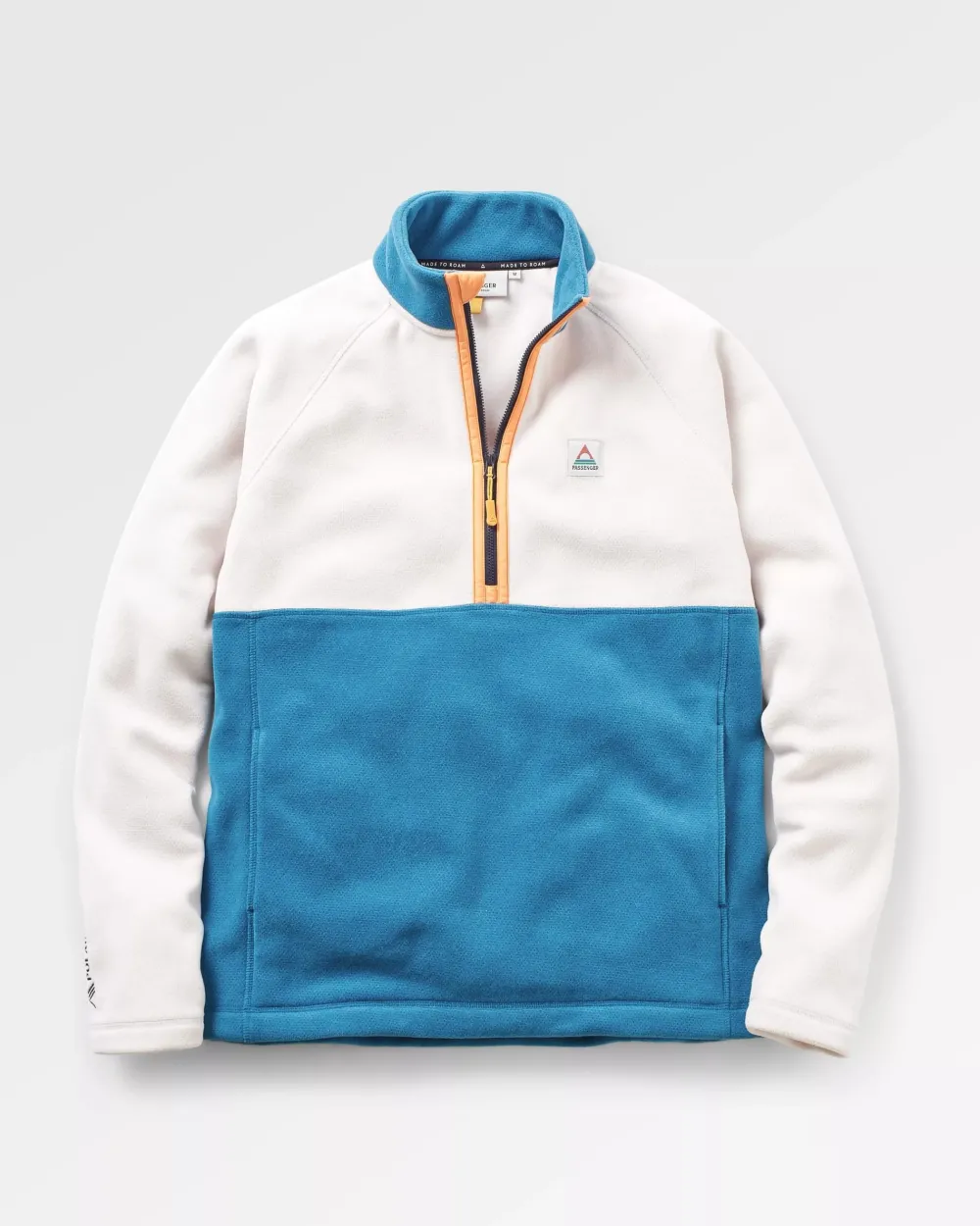 Floris van Bommel Fleece|Fleece>Highland Recycled Polartec® Fleece Corsair/ Vintage White