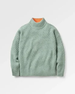 Passenger Knitwear|Women's Outlet>Hinterland Recycled Knitted Jumper Pistachio