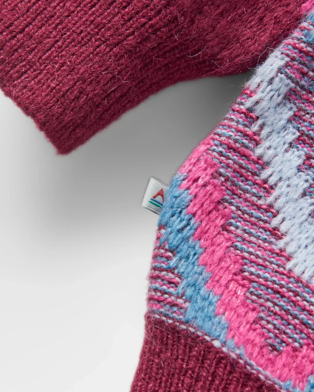 Passenger Knitwear|Women's Outlet>Homestead Oversized Recycled Knitted Jumper Wine