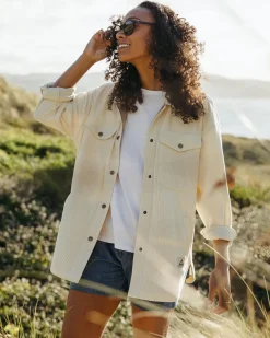 Passenger Shirts|Fleece>Iguazu Grid Polar Fleece Shirt Birch