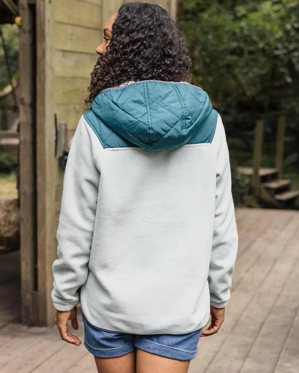 Passenger Fleece|Fleece>Juana Recycled Polar Hooded Fleece Surf Spray