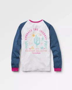 Passenger Tops & T-Shirts|Women's Outlet>Laelia Recycled Cotton Ls T-Shirt White