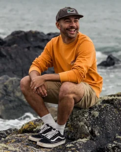 Passenger Hoodies & Sweatshirts|Men's Outlet>Lauca Recycled Cotton Sweatshirt Tangerine