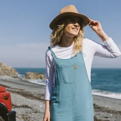 Passenger Dungarees & Pants|Women's Outlet>Lazy Day Dungarees Ocean Blue