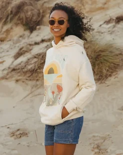 Passenger Hoodies & Sweatshirts|Women's Outlet>Live Wild Recycled Cotton Oversized Hoodie Birch