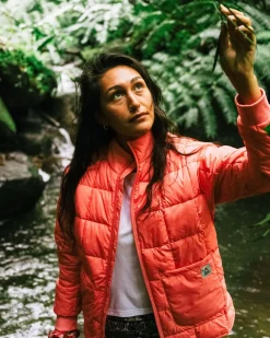 Passenger Water Resistant|Insulated>Lorelei Oversized Insulated Jacket Shell Pink