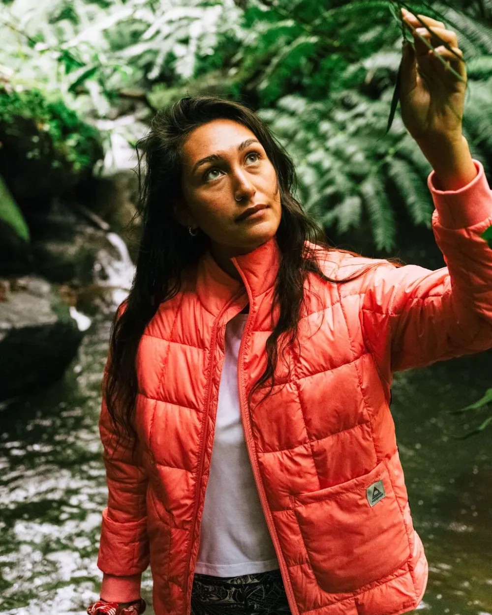 Passenger Water Resistant|Insulated>Lorelei Oversized Insulated Jacket Shell Pink