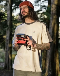 Passenger T-Shirts & Tank Tops|Men's Outlet>Lulada Recycled Relaxed Fit T-Shirt Birch