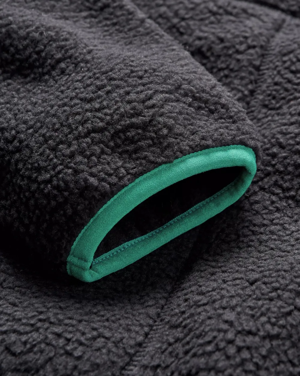 Passenger Fleece|Fleece>Maine 2.0 1/2 Zip Recycled Sherpa Fleece Black