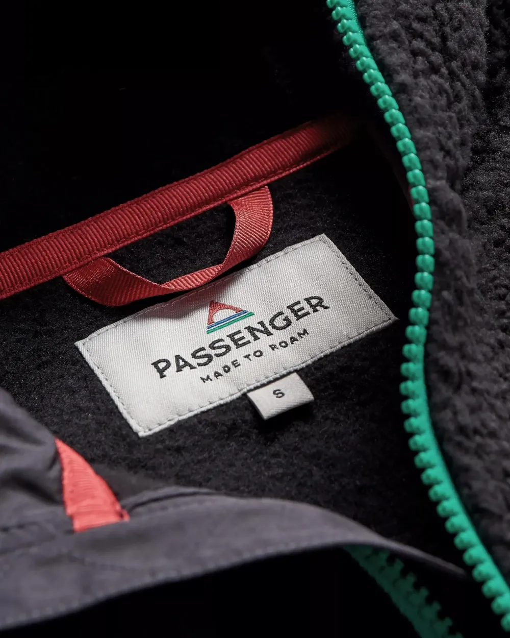 Passenger Fleece|Fleece>Maine 2.0 1/2 Zip Recycled Sherpa Fleece Black