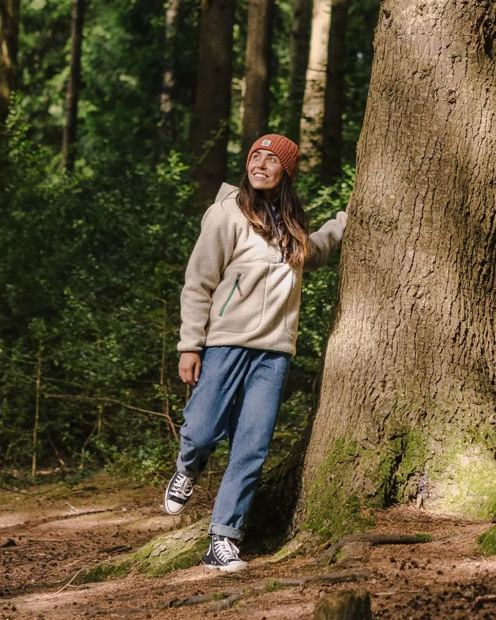 Passenger Fleece|Fleece>Maine 2.0 1/2 Zip Recycled Sherpa Fleece Oatmeal