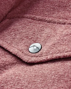 Passenger Shirts|Fleece>Maple Recycled Polar Fleece Shirt Wine Marl