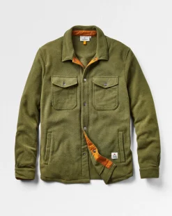 Passenger Fleece|Fleece>Maple Recycled Polar Fleece Shirt Khaki