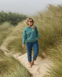 Passenger Hoodies & Sweatshirts>Mindful Recycled Cotton Hoodie Deep Sea