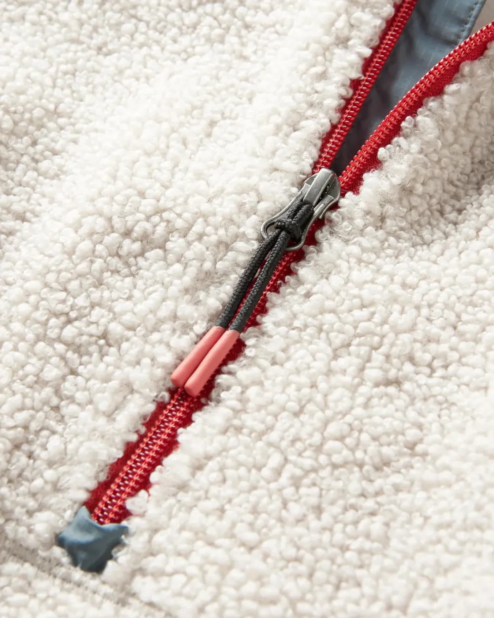 Floris van Bommel Fleece|Fleece>Muse Recycled Polar-Lined Sherpa Fleece Pebble Grey