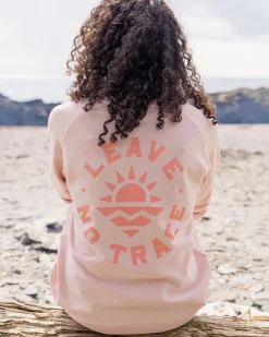 Passenger Hoodies & Sweatshirts|Women's Outlet>Mystic Recycled Cotton Sweatshirt Peach Whip