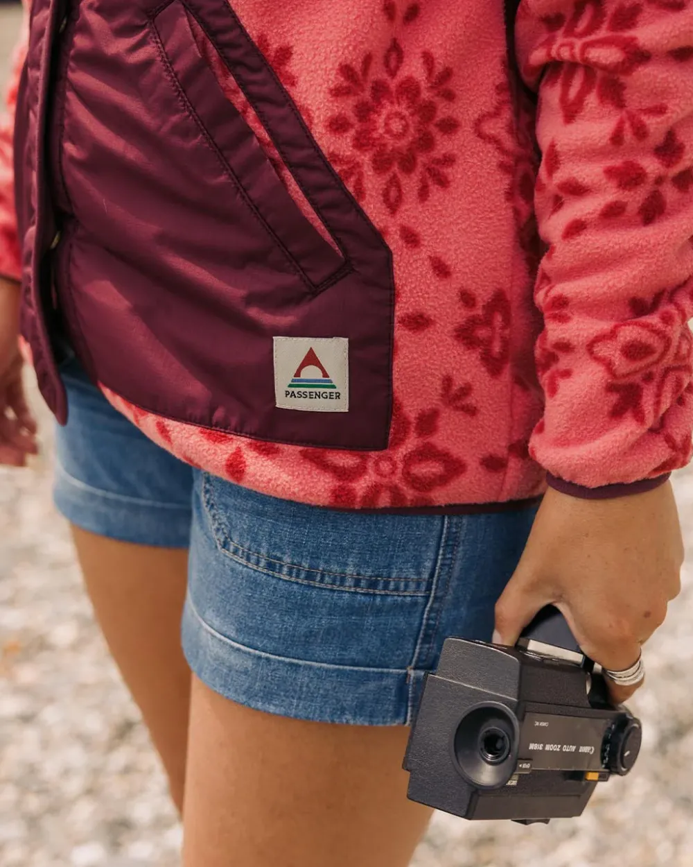 Passenger Fleece|Fleece>Navegado Recycled Polar Fleece Large Tile Rose