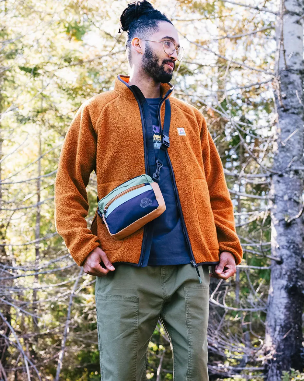 Floris van Bommel Accessories|Backpacks & Bags>Navigate Hybrid Bike and Hip Pack Deep Navy/Laurel Green