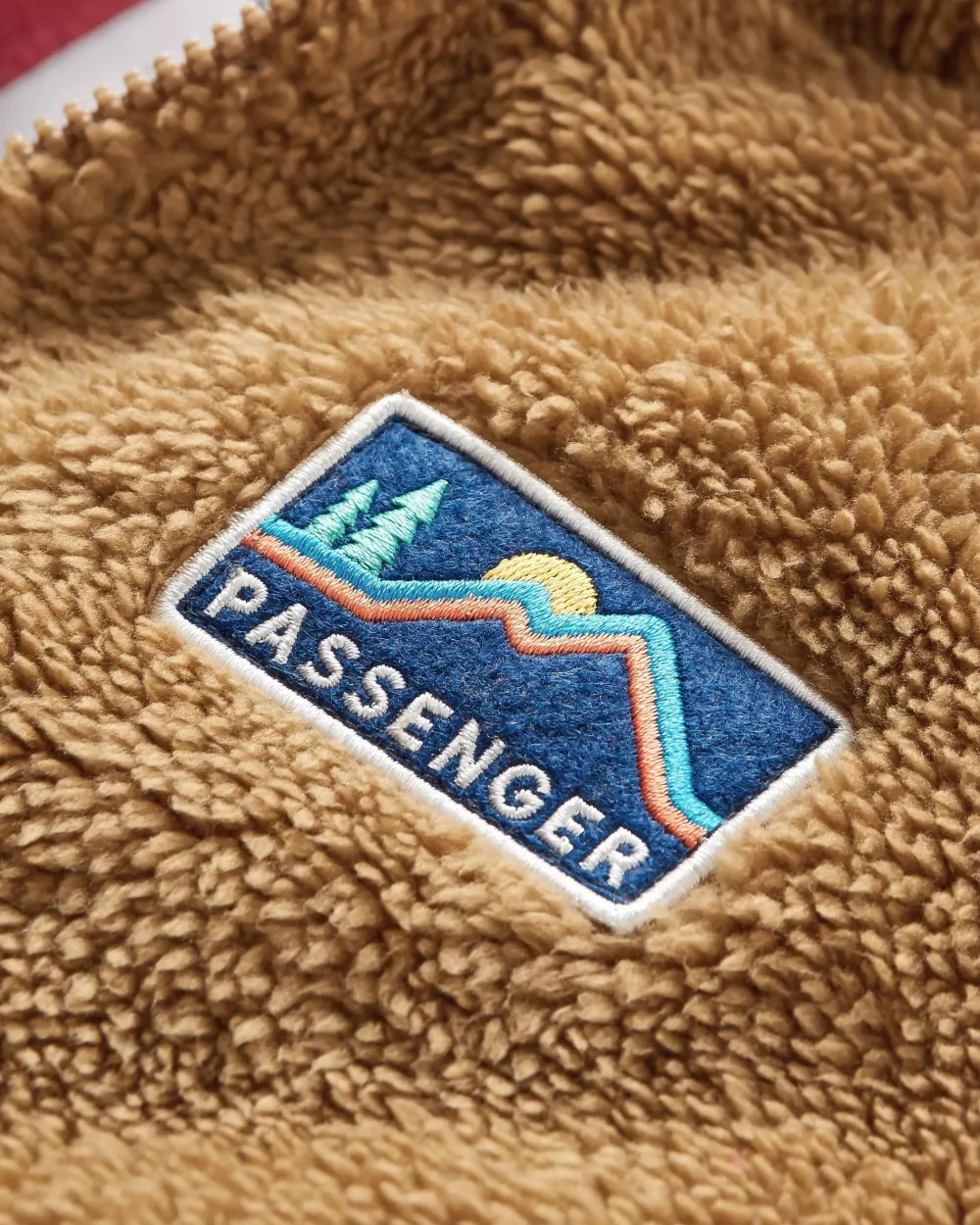 Passenger Fleece|Fleece>Nestling Recycled Sherpa Hooded Fleece Biscuit