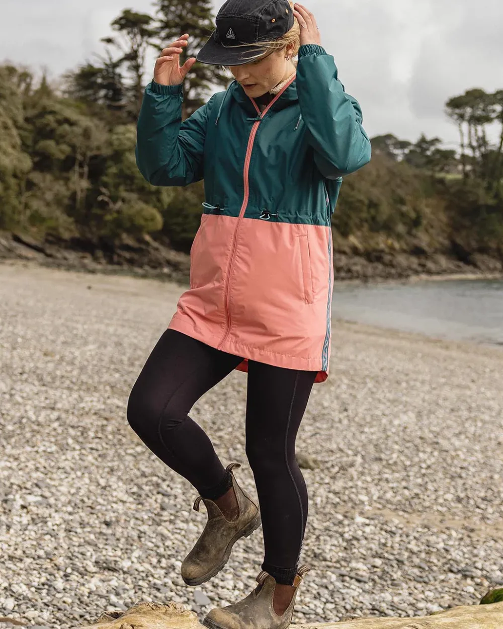 Passenger Water Resistant|Shell>Nimbin Recycled Full Zip Water Resistant Jacket Mediterranean