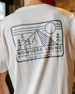 Passenger T-Shirts & Tank Tops|Men's Outlet>Nowhere Bound Recycled Cotton T-Shirt White
