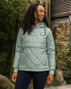 Passenger Insulated|Women's Outlet>Ocean Recycled Insulated 1/2 Zip Jacket Pistachio