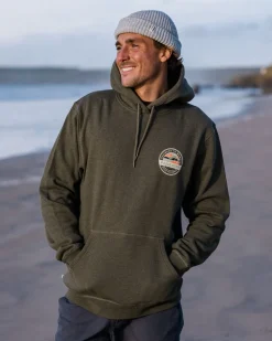 Passenger Hoodies & Sweatshirts|Men's Outlet>Odyssey Organic Cotton Hoodie Khaki Marl