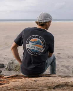 Passenger T-Shirts & Tank Tops|Men's Outlet>Odyssey Organic Cotton T-Shirt Ebony Marl