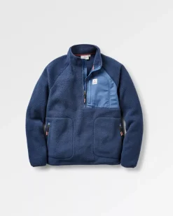 Floris van Bommel Fleece|Fleece>Offgrid 2.0 Recycled Sherpa Fleece Rich Navy
