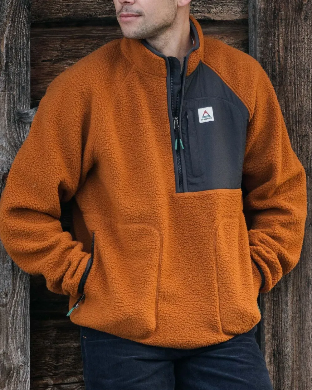 Passenger Fleece|Fleece>Offgrid 2.0 Recycled Sherpa Fleece Glazed Ginger