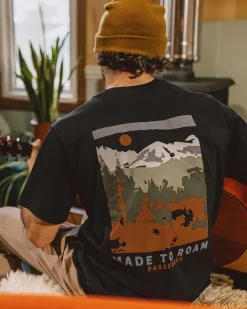 Passenger T-Shirts & Tank Tops|Best Sellers>Open Road Recycled Cotton T-Shirt Black