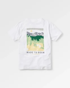 Passenger T-Shirts & Tank Tops>Open Road Recycled Cotton T-Shirt White
