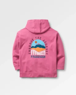 Passenger Hoodies & Sweatshirts>Outlook Recycled Cotton Hoodie Mauve Haze