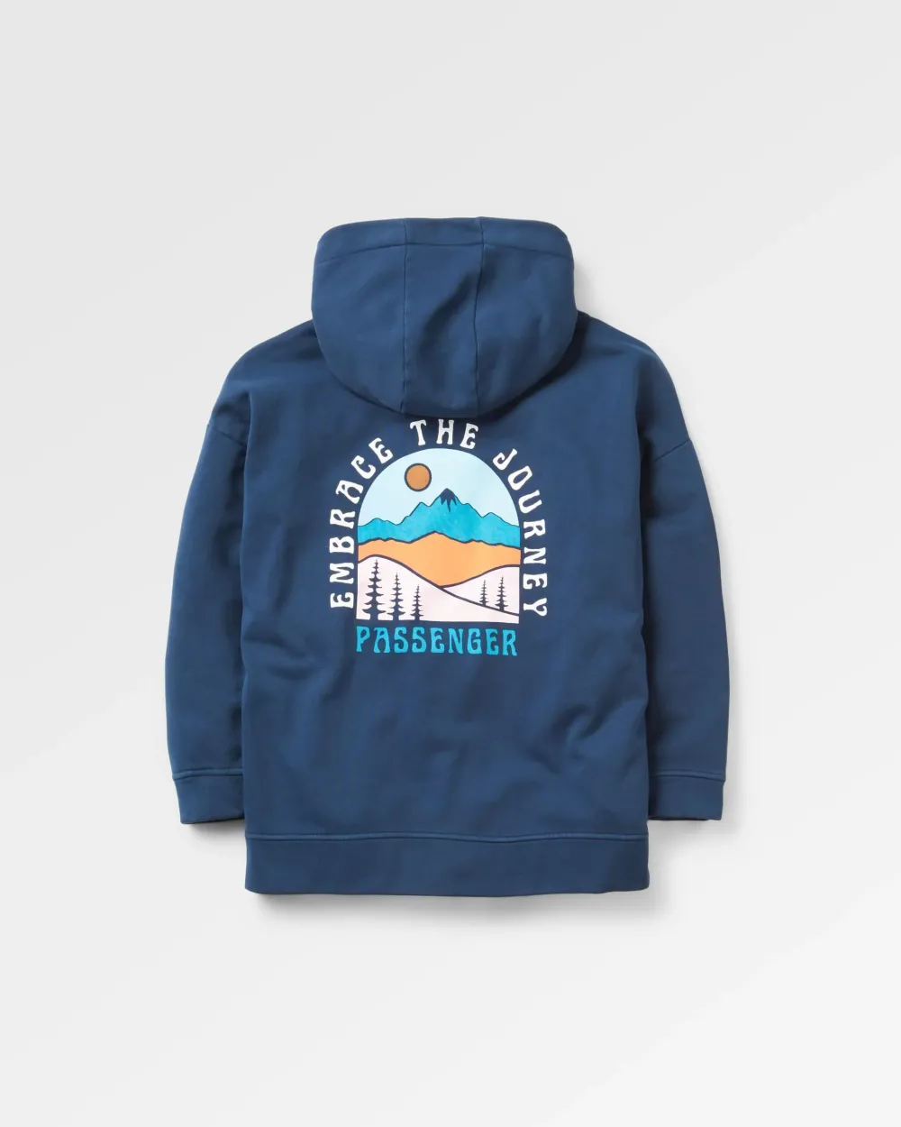 Passenger Hoodies & Sweatshirts>Outlook Recycled Cotton Hoodie Rich Navy
