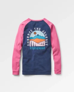 Passenger Tops & T-Shirts>Outlook Recycled LS T-Shirt Mauve Haze