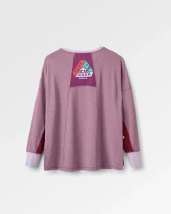 Passenger Tops & T-Shirts|Activewear>Pacifica Recycled Active LS Top Berry Marl