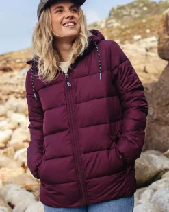 Passenger Insulated|Women's Outlet>Parks Recycled Insulated Jacket Windsor Wine