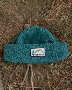 Floris van Bommel Accessories|Beanies>Peak Recycled Sherpa Beanie Mediterranean