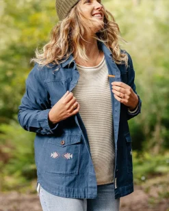 Passenger Women's Outlet|Women's>Pine Organic Cotton Jacket Dark Denim