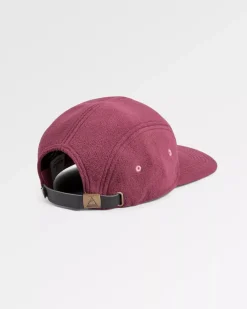 Floris van Bommel Caps & Hats|Caps & Hats>Pine Recycled Polar Fleece Cap Wine