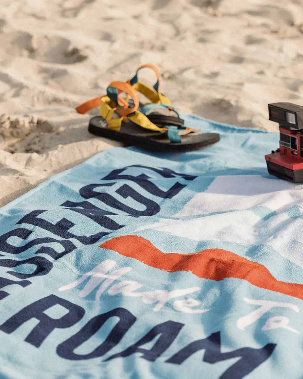 Passenger Accessories|Changing Robes & Ponchos>Portland Beach Recycled Towel Provincial Blue