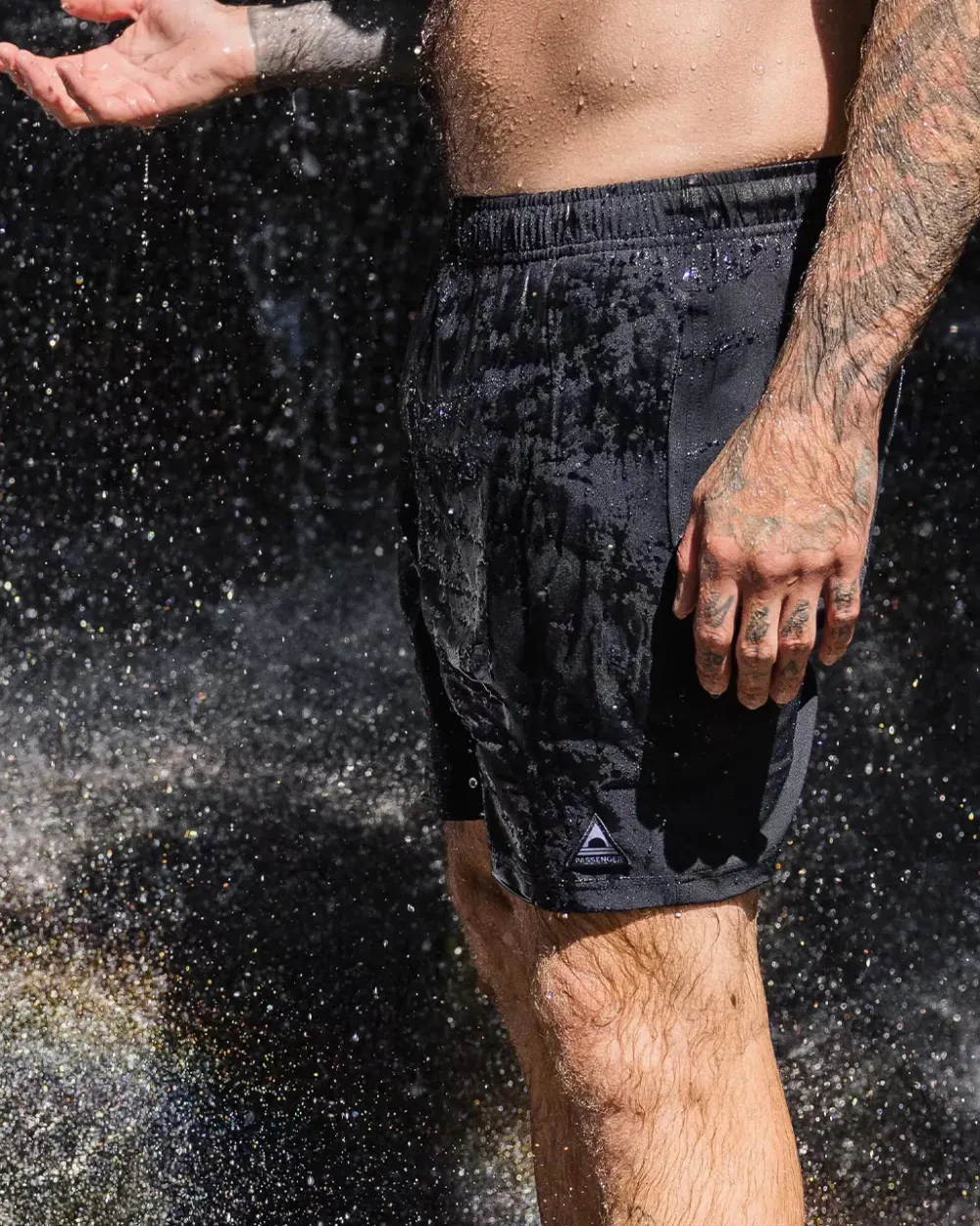 Floris van Bommel Shorts|Activewear>Porto Recycled All Purpose Swim Short Black