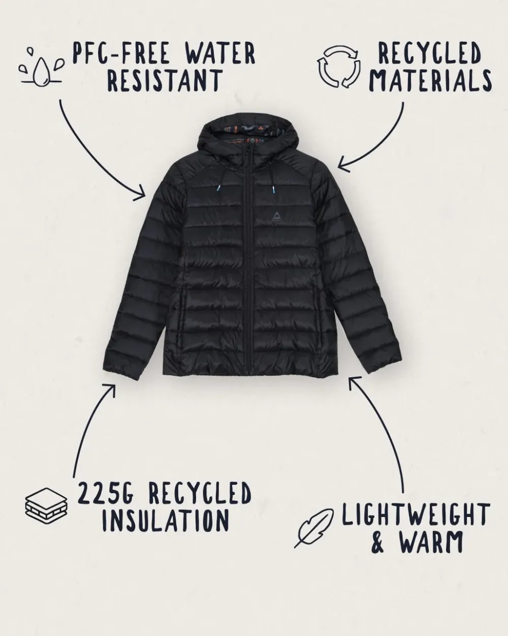 Passenger Insulated|Women's Outlet>Pow Recycled Insulated Jacket True Black