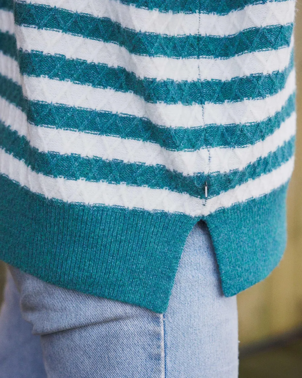 Passenger Knitwear|Women's Outlet>Ramble Recycled Knitted Jumper Mediterranean