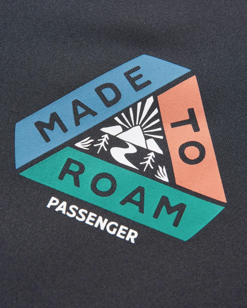 Passenger T-Shirts & Tank Tops|Activewear>Range Recycled Active LS T-shirt Black