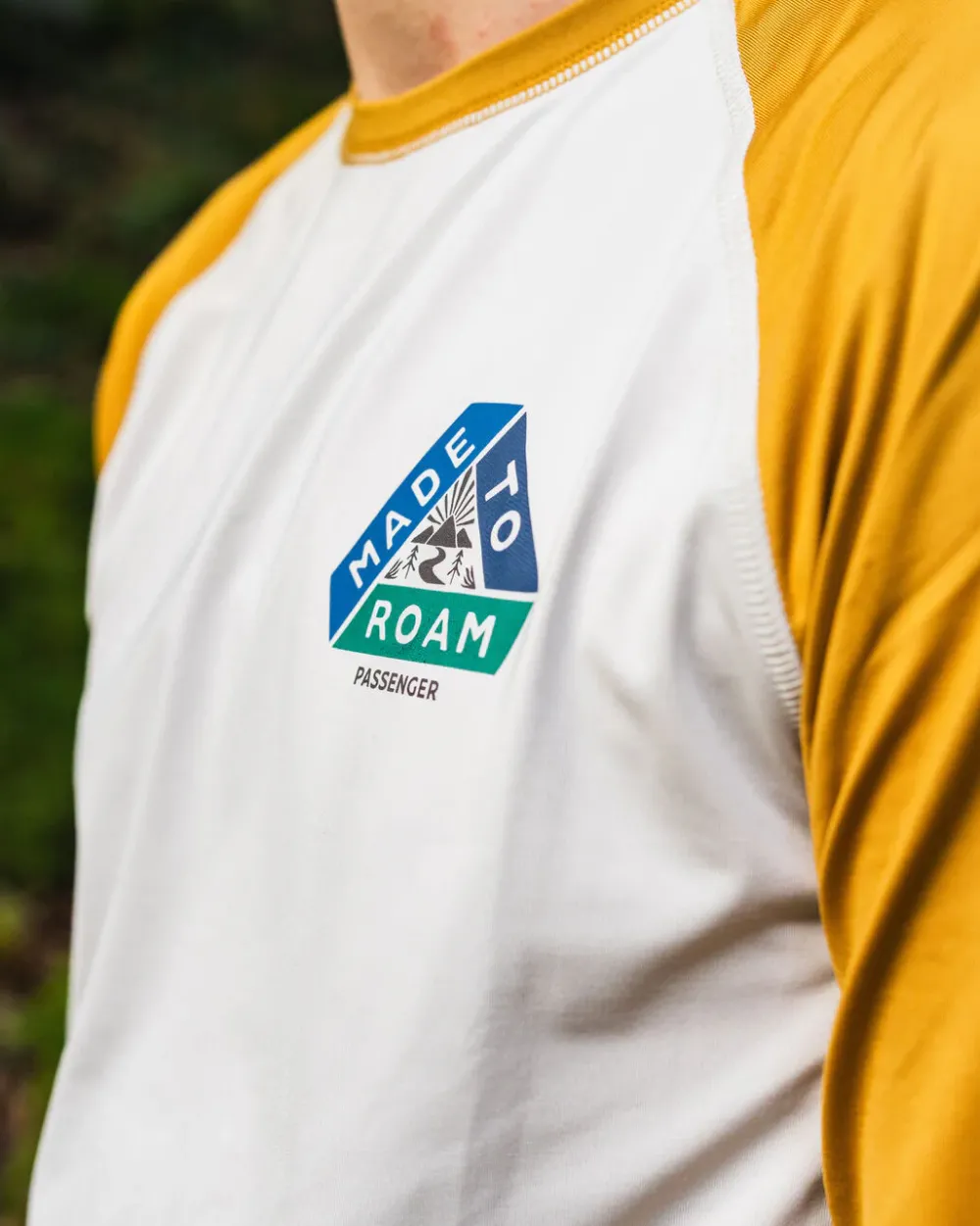 Passenger T-Shirts & Tank Tops|Activewear>Range Recycled Active LS T-shirt Dusty Ochre/ Vintage White